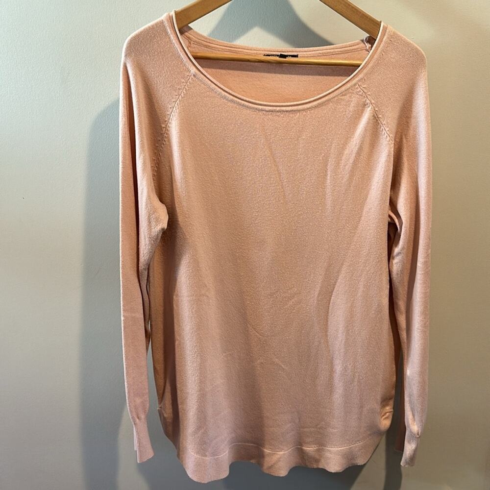 Pink Clover XL Valencia Pink Curved Hem Sweater‎ - Picture 2 of 8
